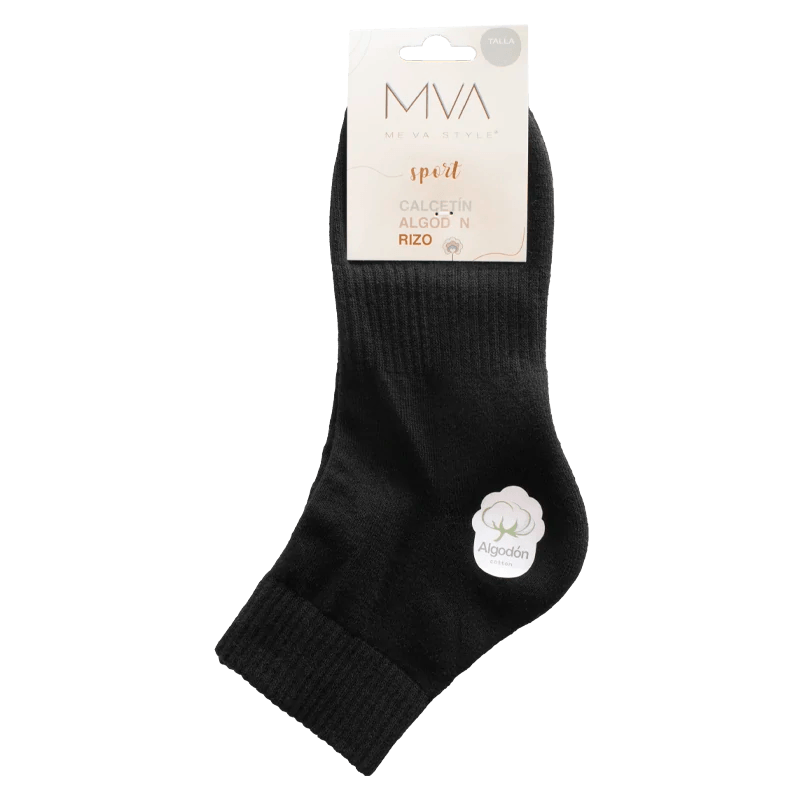 Calcetines sport lisos unisex de rizo MVA