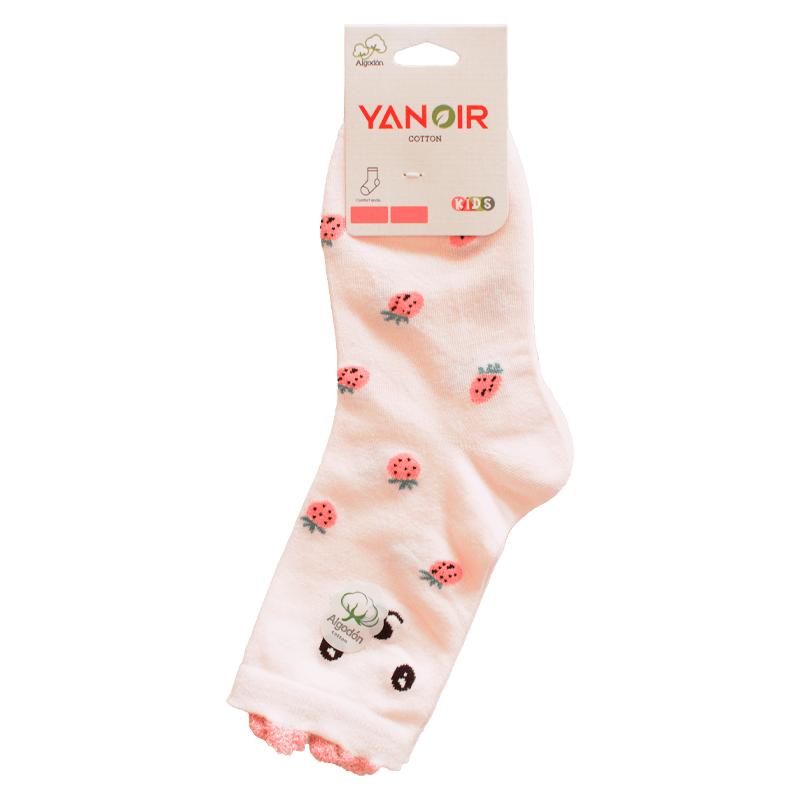 Calcetines algodón estampado fresas