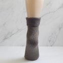 Calcetín térmico forro polar infantil, marrón