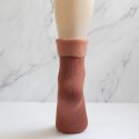 Calcetín térmico forro polar infantil, naranja
