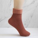 Calcetín térmico forro polar infantil, naranja