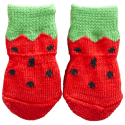 Calcetines para mascotas fresas