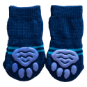 Calcetines para mascotas azul copo nieve