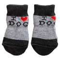 Calcetines para mascotas I love dog