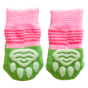 Calcetines para mascotas rosa ranas