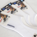 Pack 3 calcetines invisibles lisos, blanco